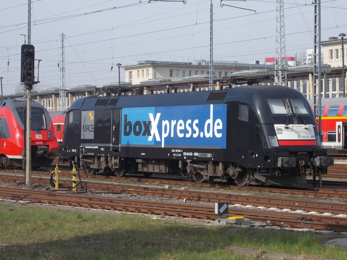 ES64U2-008,am 11.April 2015,in Berlin Lichtenberg.