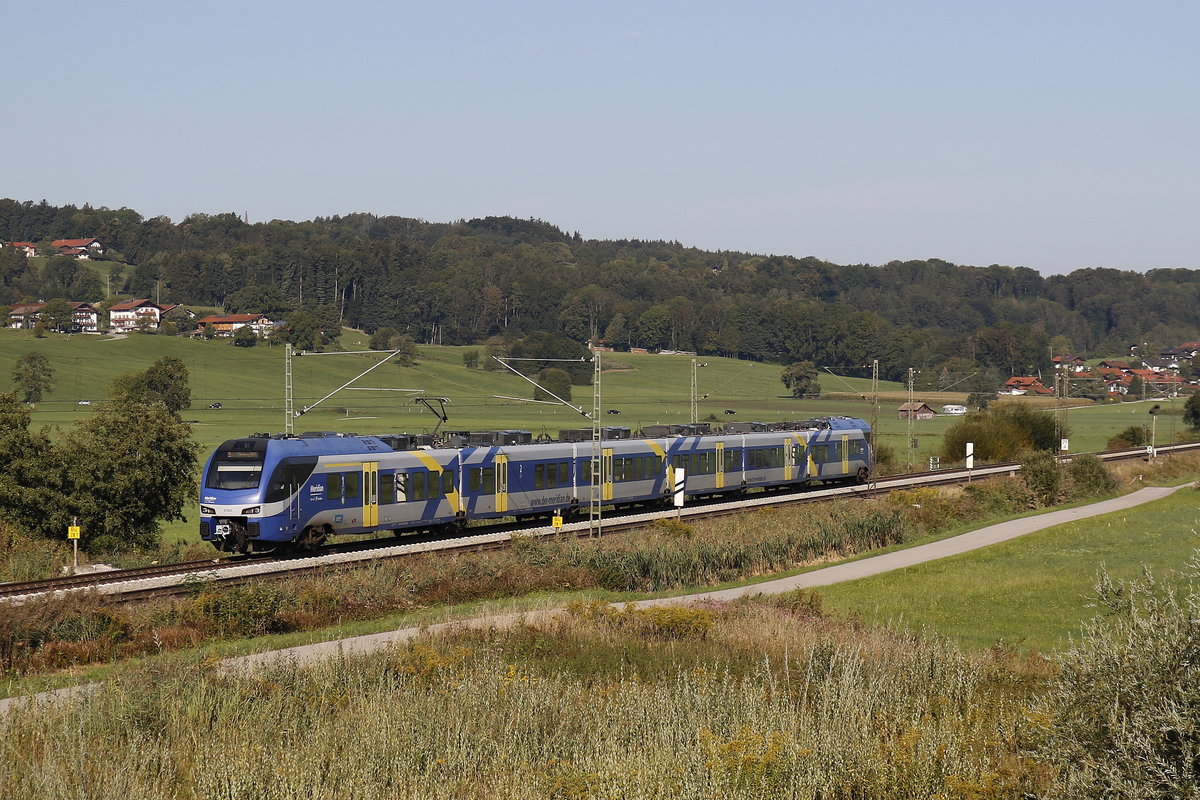 ET 303 am 10. September 2018 kurz vor Bernau.