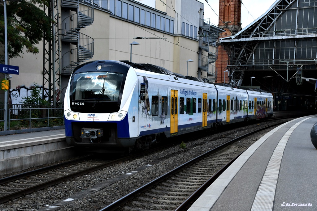 ET 440 333 kurz vor der abfahrt aus bremen,27.08.18