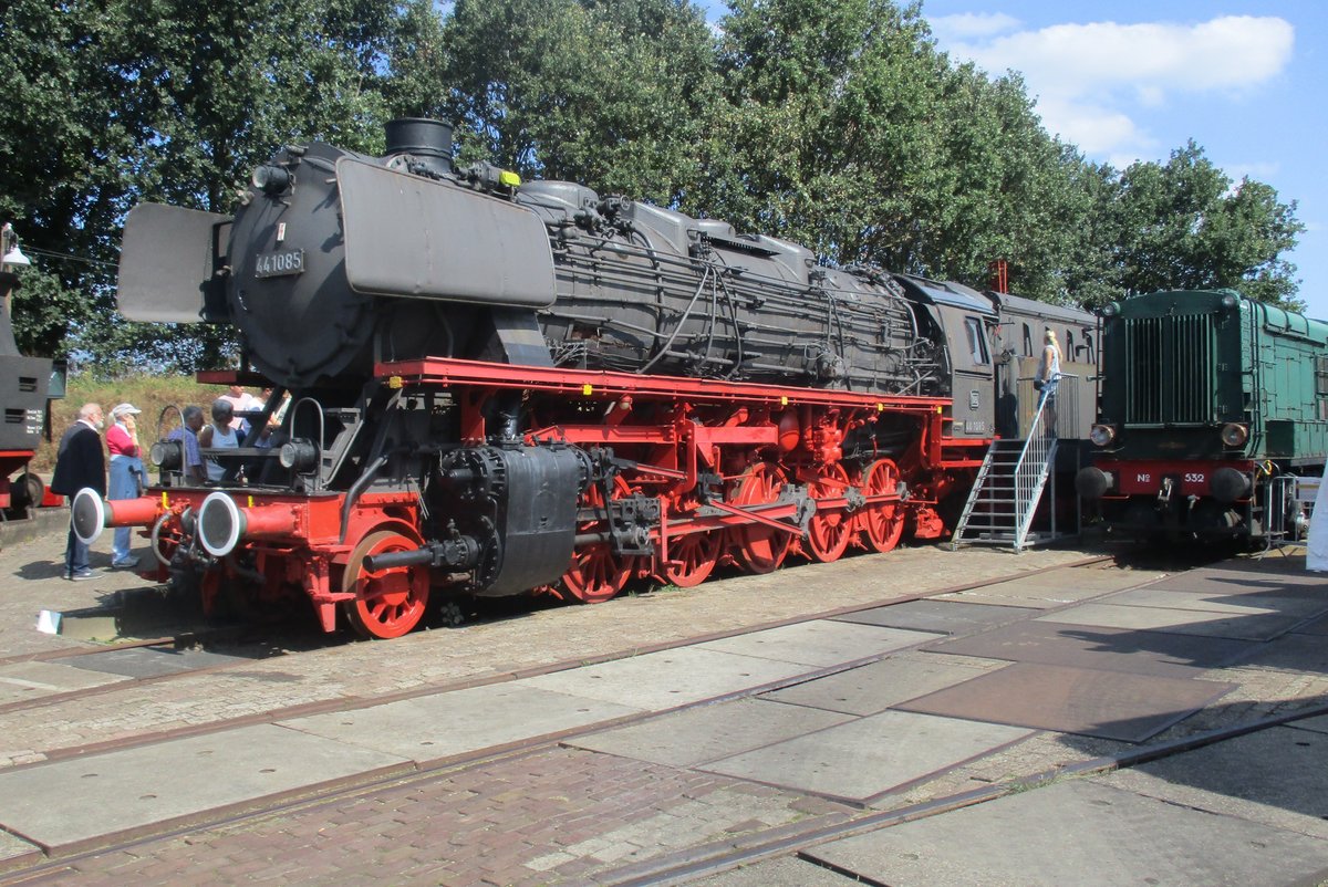 Ex-DR 44 1085 steht am 2 September 2018 ins VSM-Bw Beekbergen.