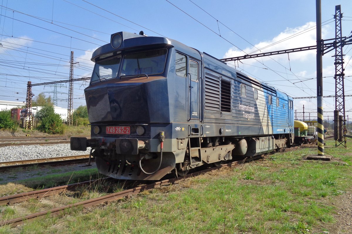 Ex-Hanzalik 749 262 steht am 15 September 2018 in Ceska Trebova.