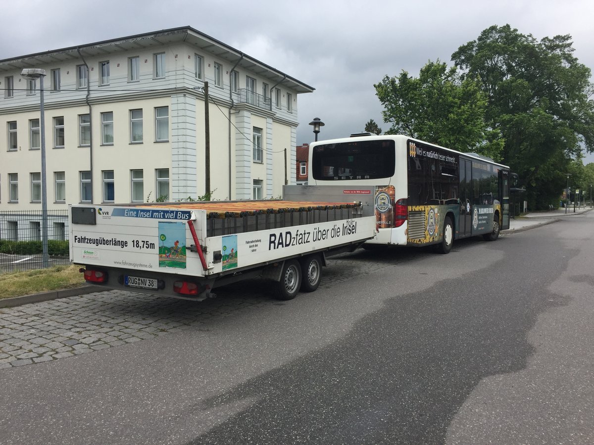 Ex Rgender Hnger am Boddensegler Bus