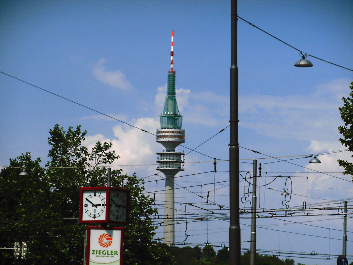 Fernsehturm von Mnchen am 21.6.17