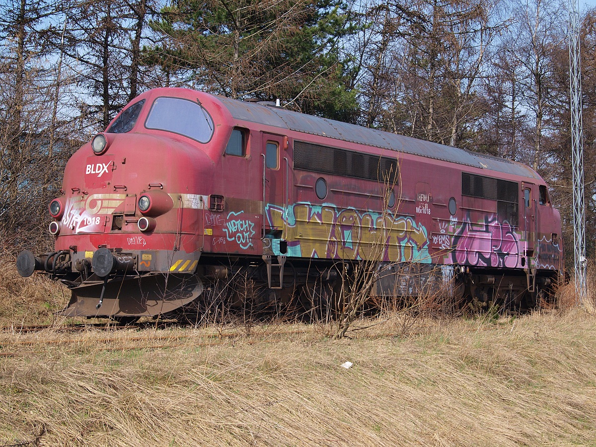 Fotografentag in Padborg: Mx 1018(Fabriknr.2458,Bj.1961,Motortyp 12.567C)ist seit 2008 im Besitz der BLDX und ist immernoch fahrbereit. Padborg 2.4.2010