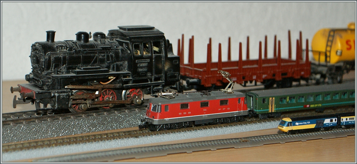 H0, Z und T Gauge im Grössenvergleich. 
(1:87/220/450)
Dez. 2013