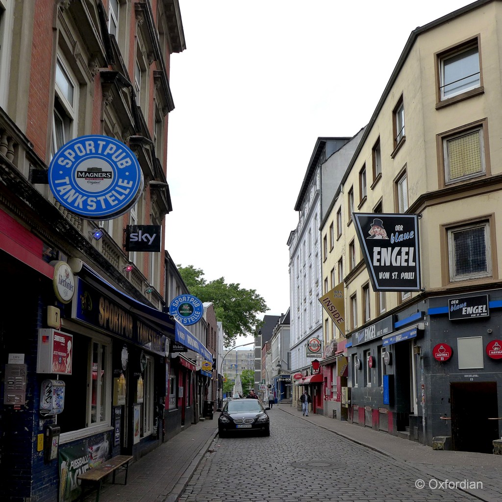 Hamburg, Gerhardstraße auf St. Pauli.