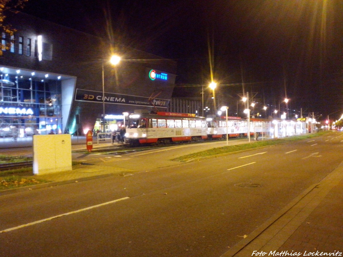 HAVAG Wagen 1221 als Linie 2 mit ziel Soltauer Straße an der Haltestelle S-Bahnhof Neustadt am 3.11.14