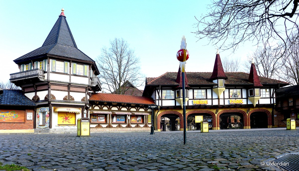 Heide Park Soltau, Haupteingang.