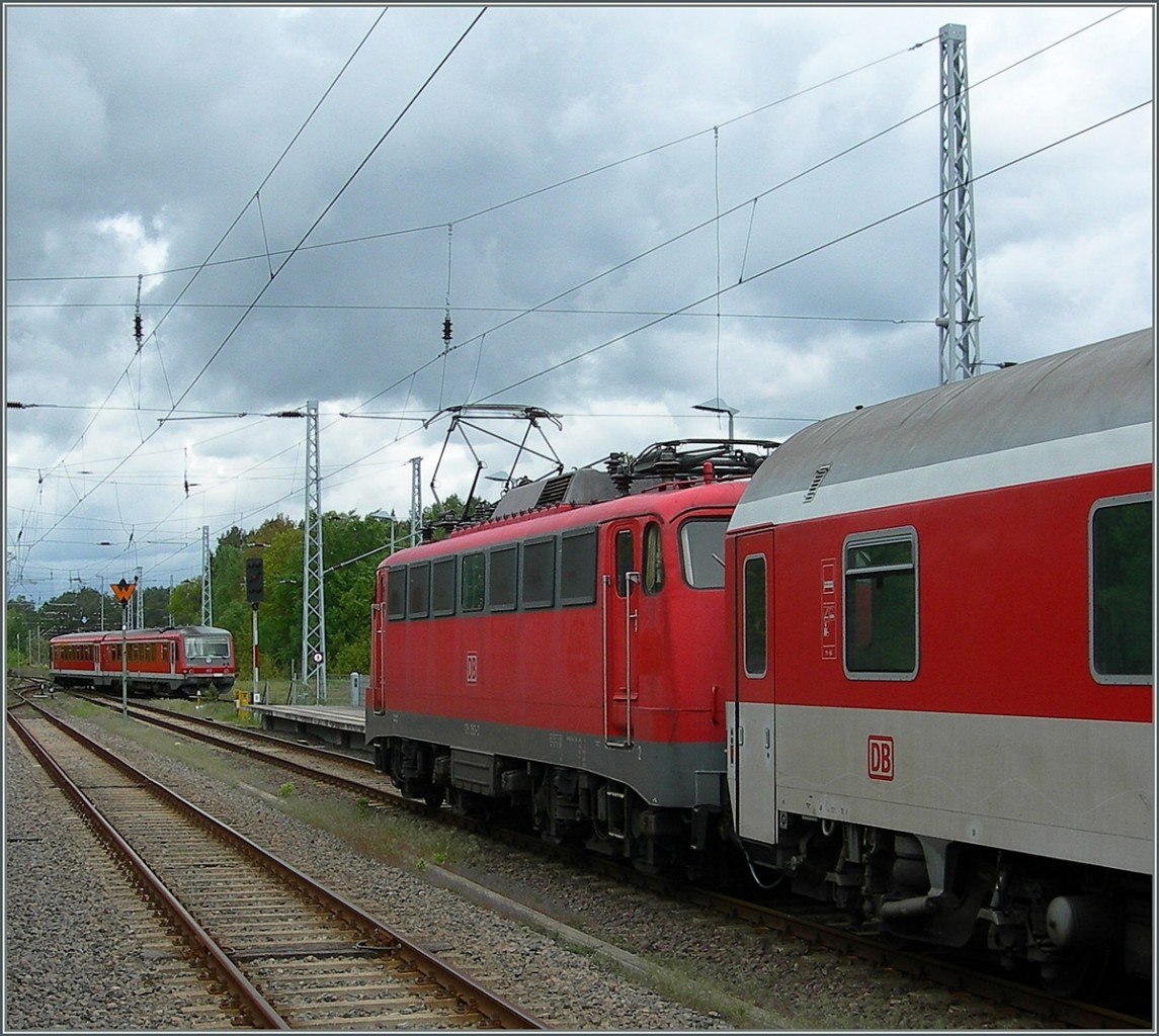 Herrlich viel Verkehr in Binz (Grossbahnhof).
26. Mai 2006