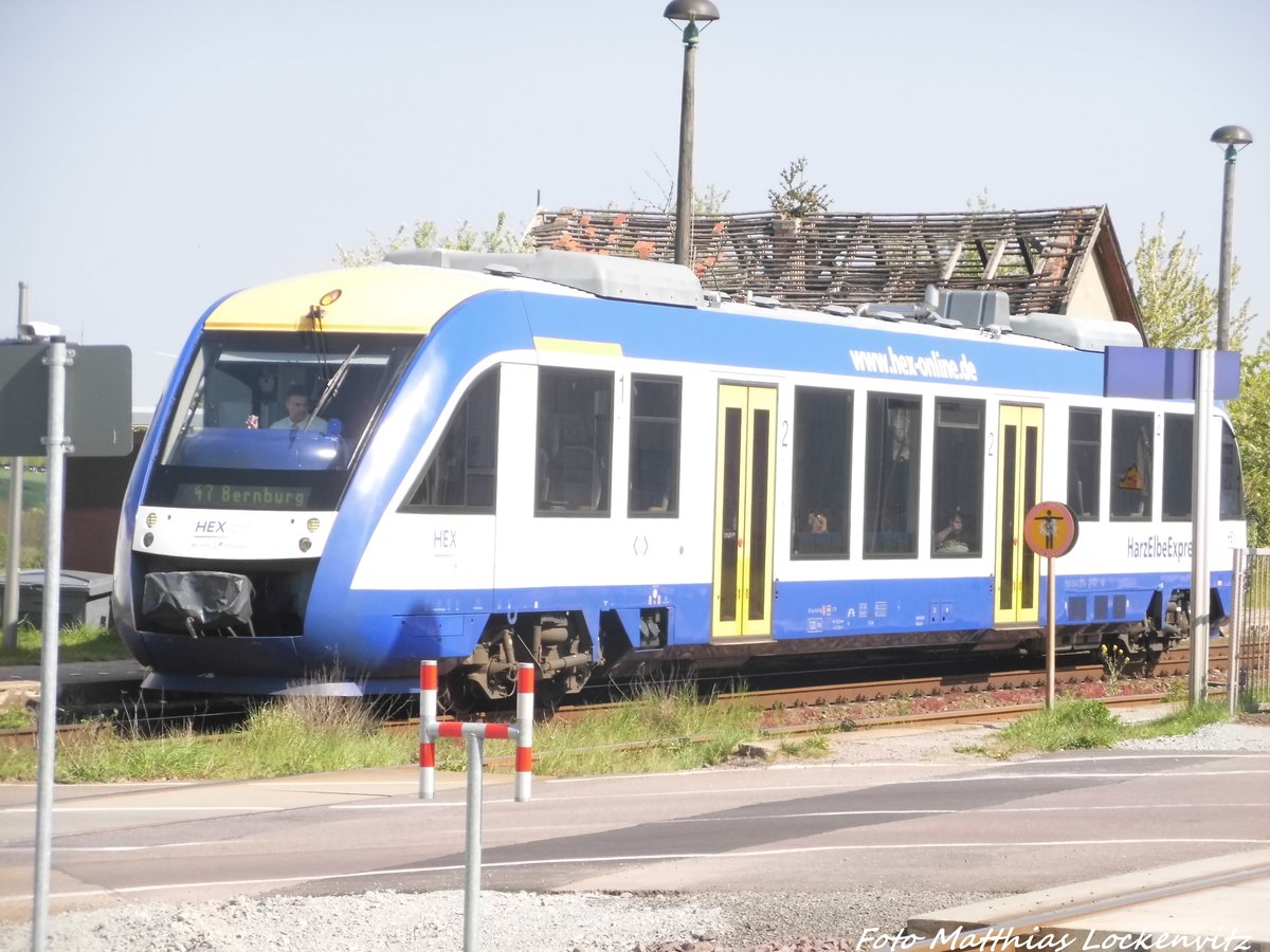 HEX Lint 27 im Bahnhof Bernburg-Friedenshall am 5.5.16