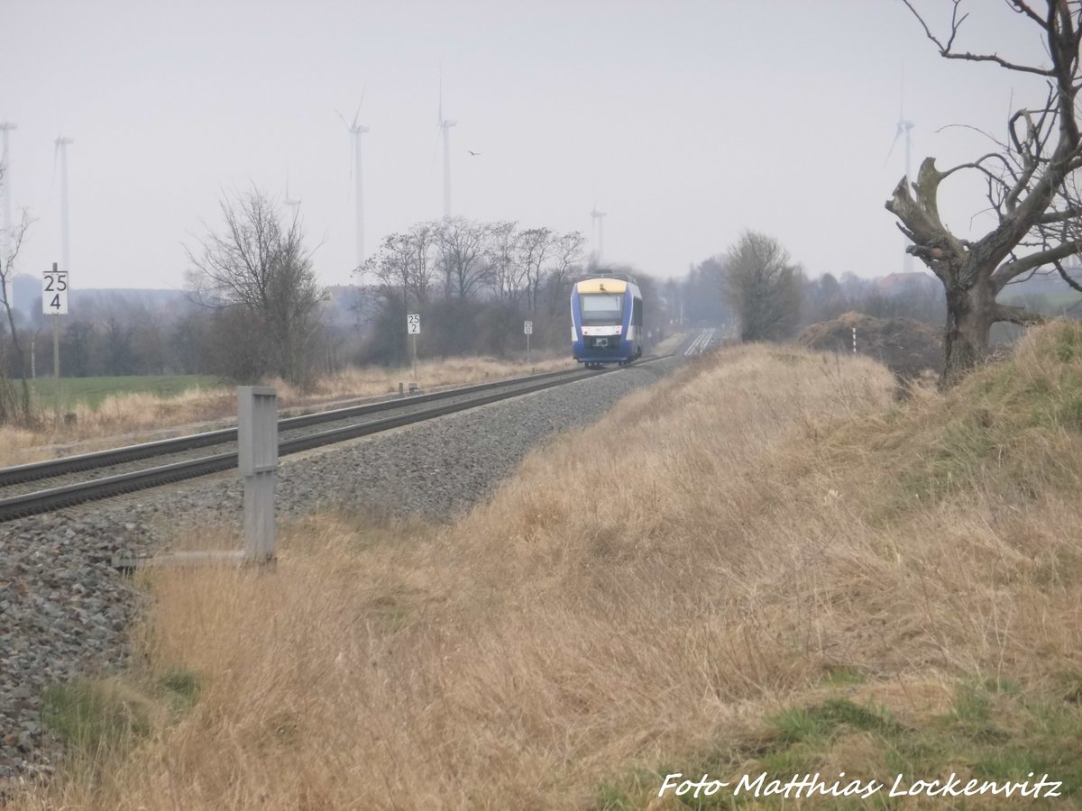 HEX Lint unterwegs nach Halle (Saale) Hbf am 12.3.16