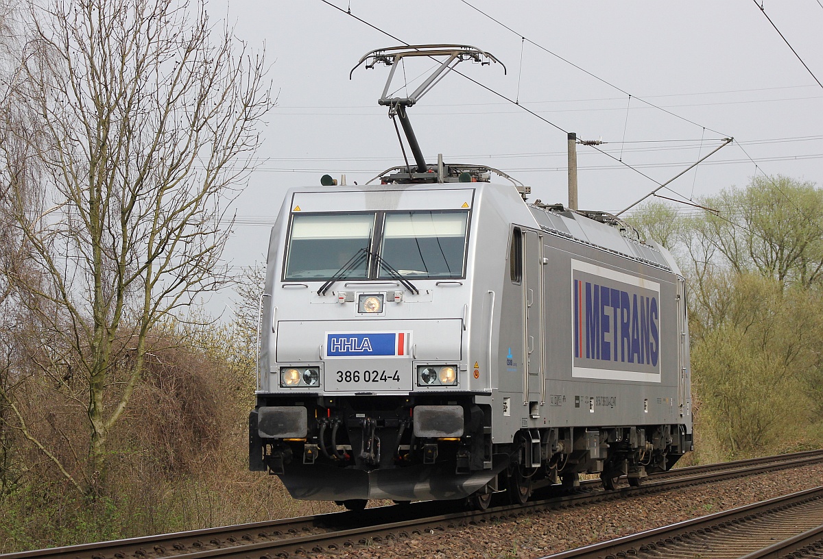 HHLA/Metrans 386 024-4 HH-Moorburg 01.04.2017