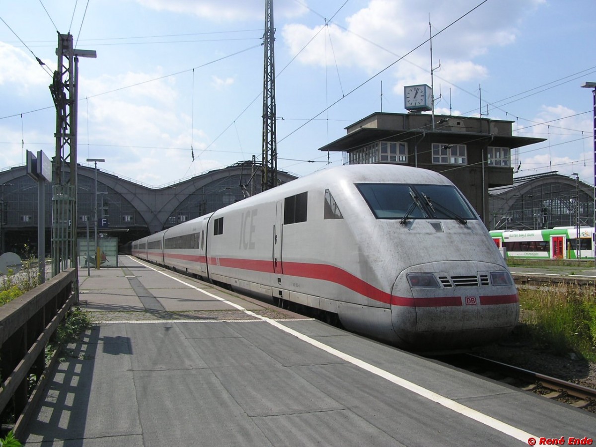 ICE 1  Neumnster  in Leipzig Hbf.