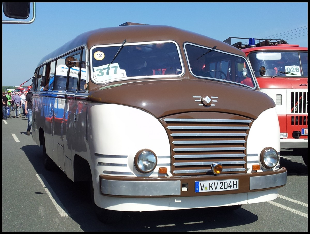 IFA H3B vom Reichenbacher Verkehrsbetrieb in Werdau. 