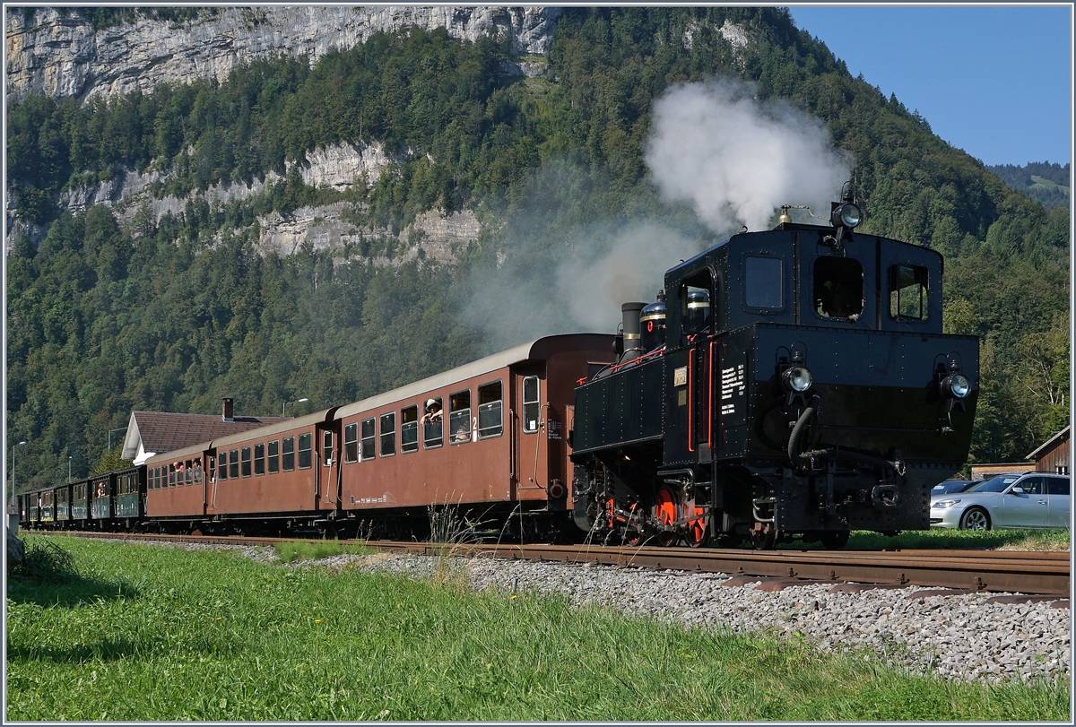 In Schwarenburg angekommen, heisst es  umstürzen , bevor es nach Bezau zurück geht.
10. Sept. 2016