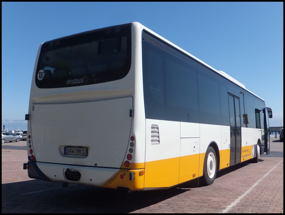 Irisbus Crossway von Harald Heuer/PVGS aus Deutschland im Stadthafen Sassnitz.