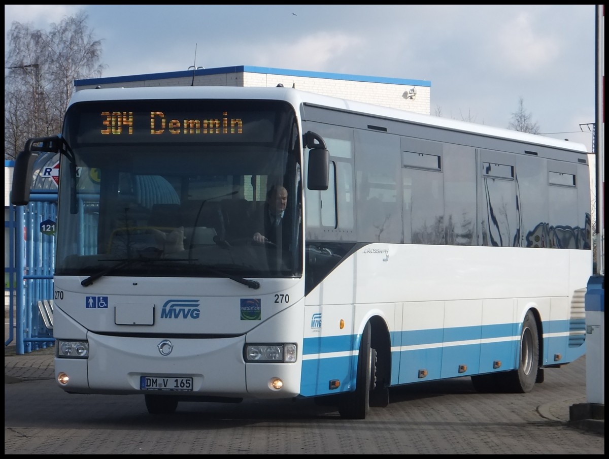 Irisbus Crossway der Mecklenburg-Vorpommersche Verkehrsgesellschaft mbH (MVVG) in Rostock.