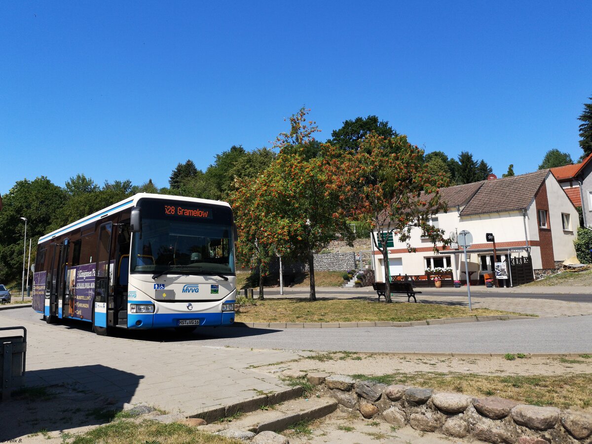 Irisbus Crossway der MVVG in Burg Stargard.