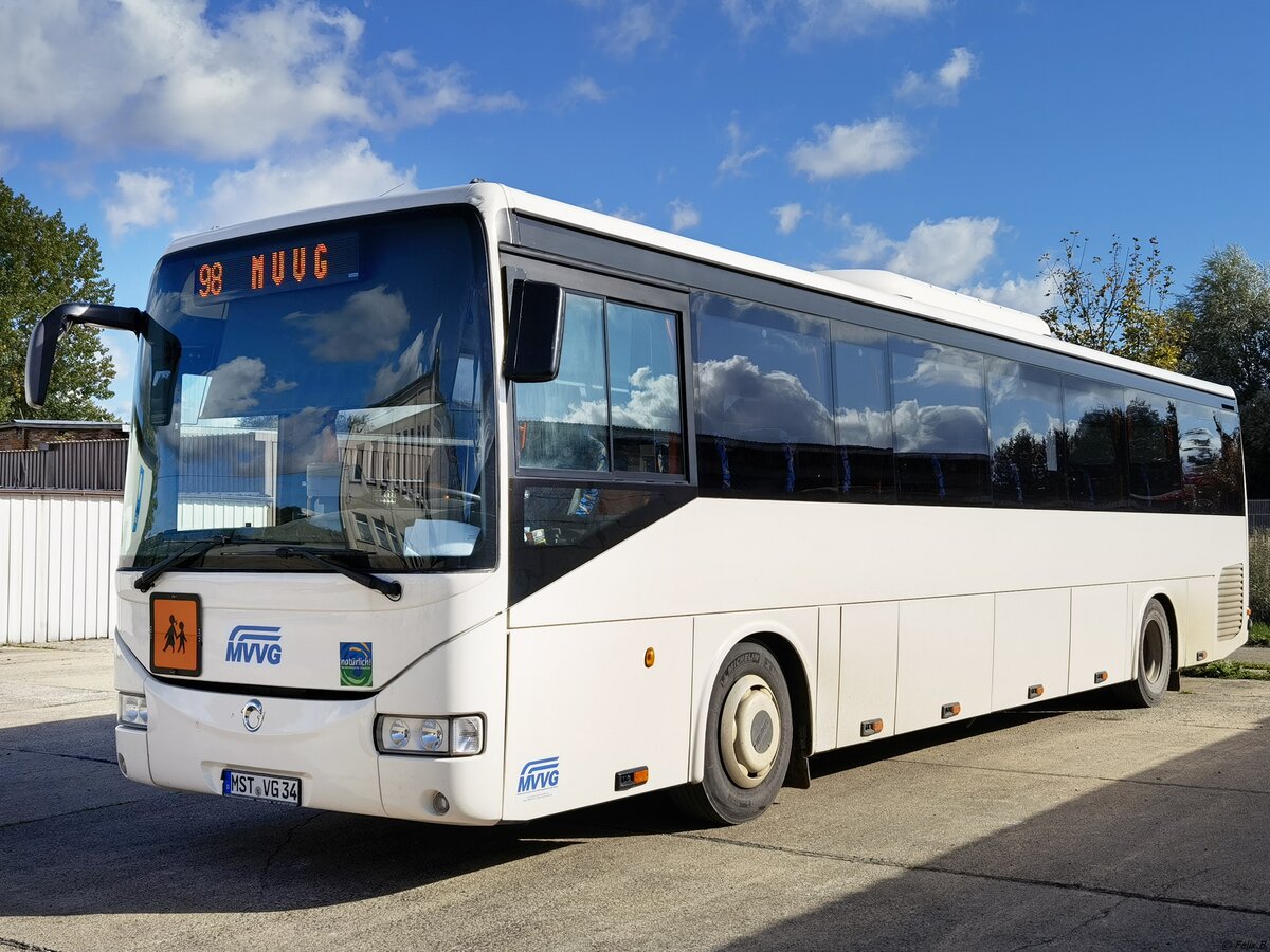 Irisbus Crossway der MVVG in Burg Stargard.