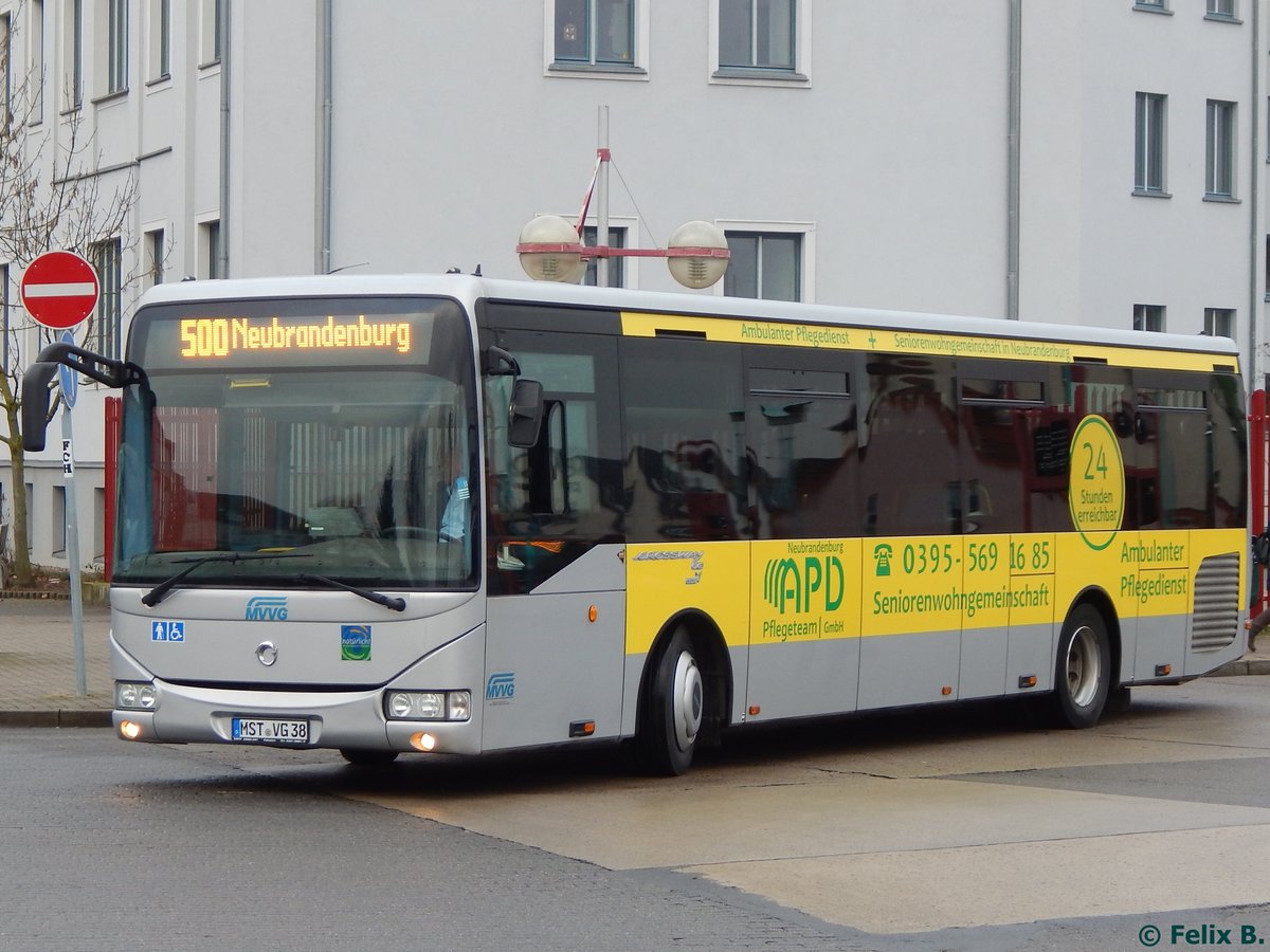 Irisbus Crossway der MVVG in Neubrandenburg.