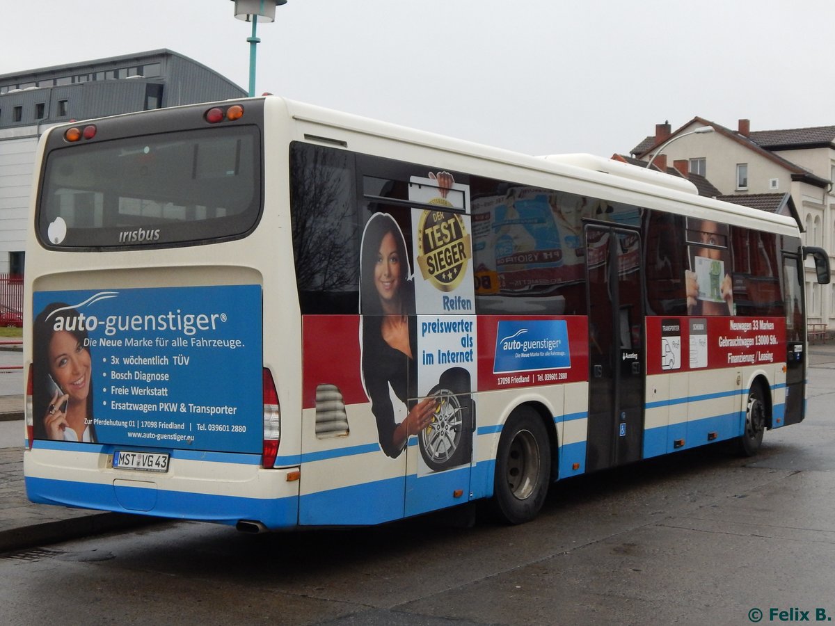 Irisbus Crossway der MVVG in Neubrandenburg.