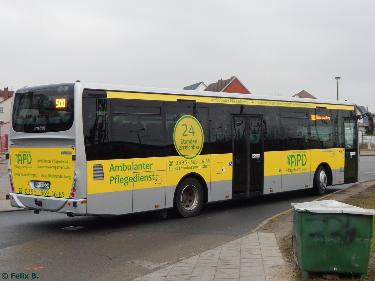 Irisbus Crossway der MVVG in Neubrandenburg.