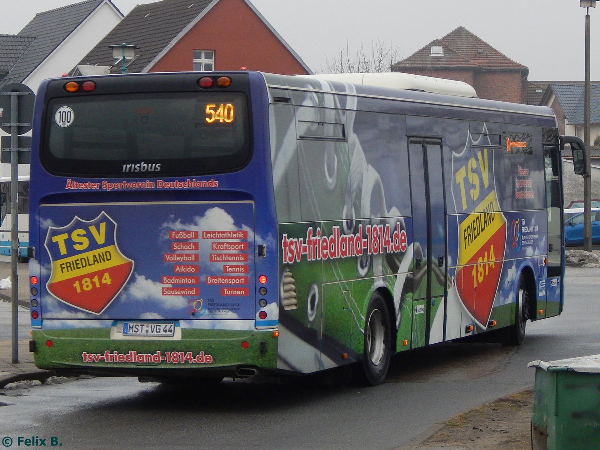 Irisbus Crossway der MVVG in Neubrandenburg.