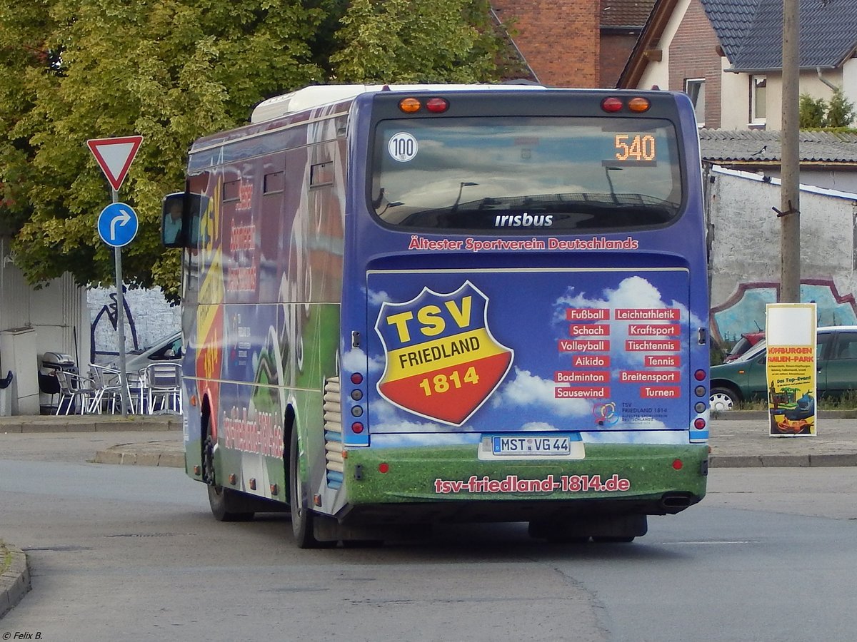 Irisbus Crossway der MVVG in Neubrandenburg.