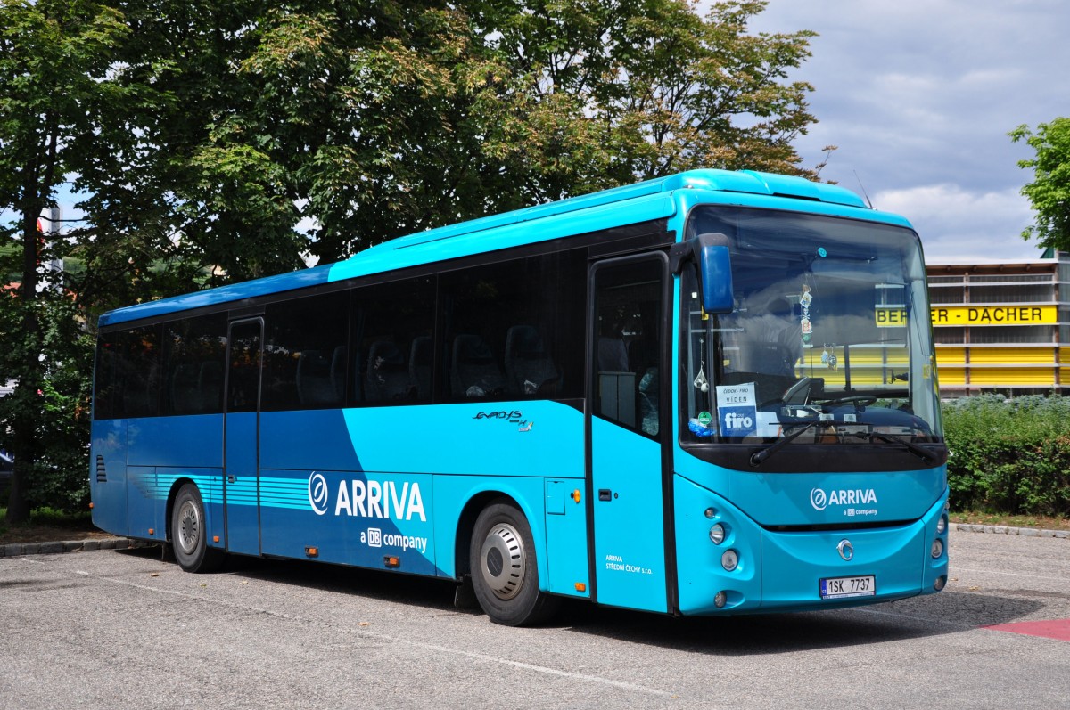 Irisbus Evadys von Arriva aus der CZ im Juni 2016 in Krems.