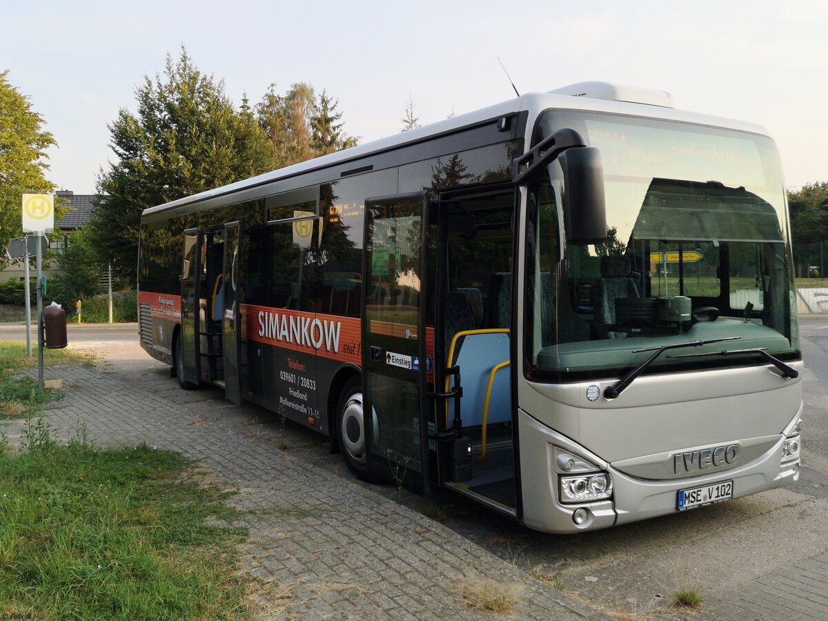 Iveco Crossway der MVVG in Groß Teetzleben.