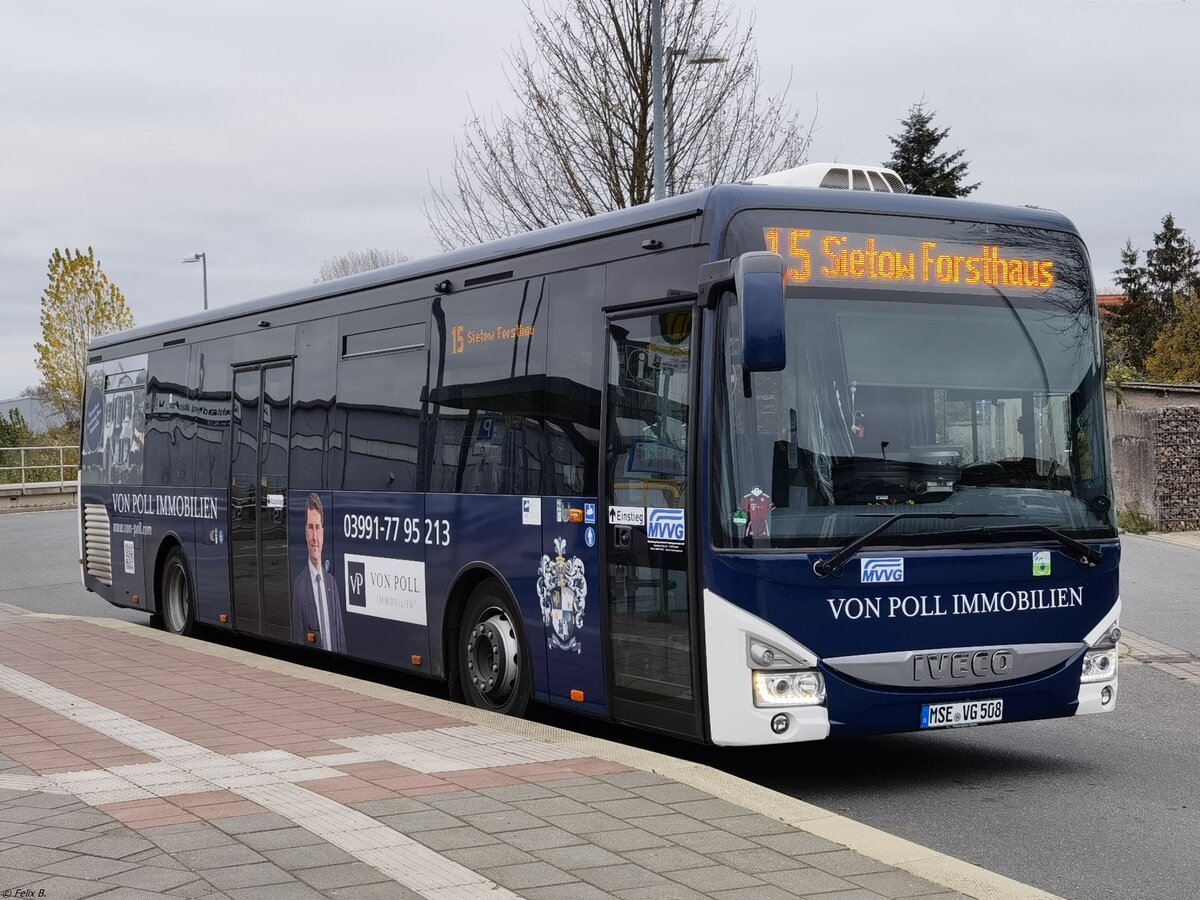 Iveco Crossway der MVVG in Malchow.