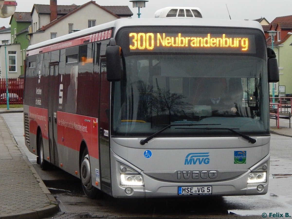 Iveco Crossway der MVVG in Neubrandenburg.