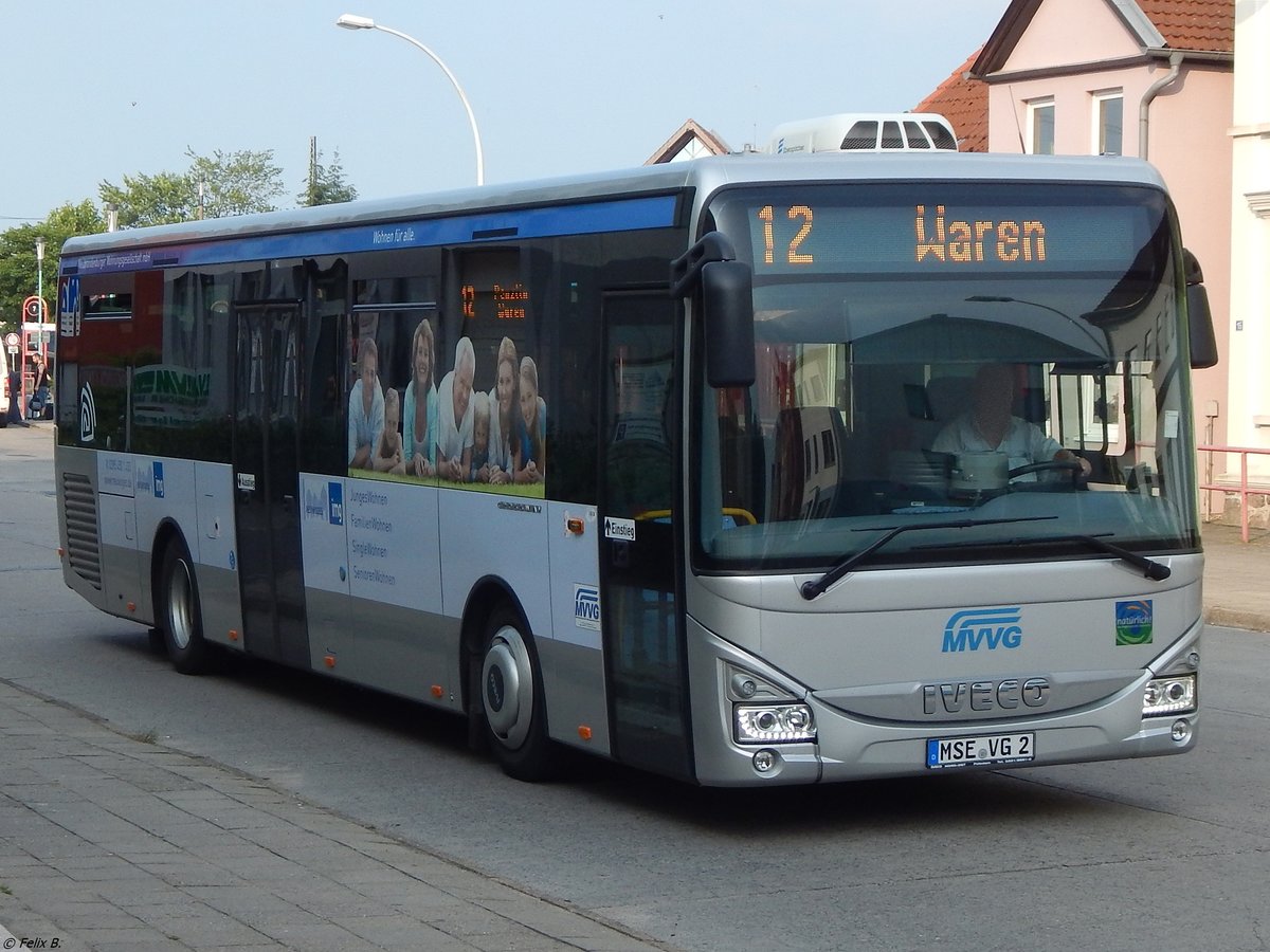 Iveco Crossway der MVVG in Neubrandenburg.