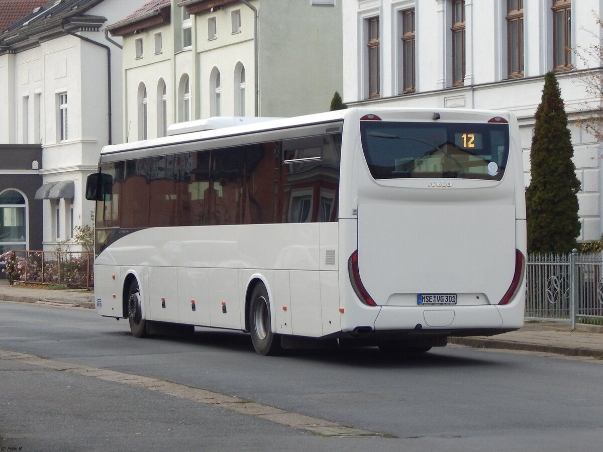 Iveco Crossway der MVVG in Neubrandenburg.