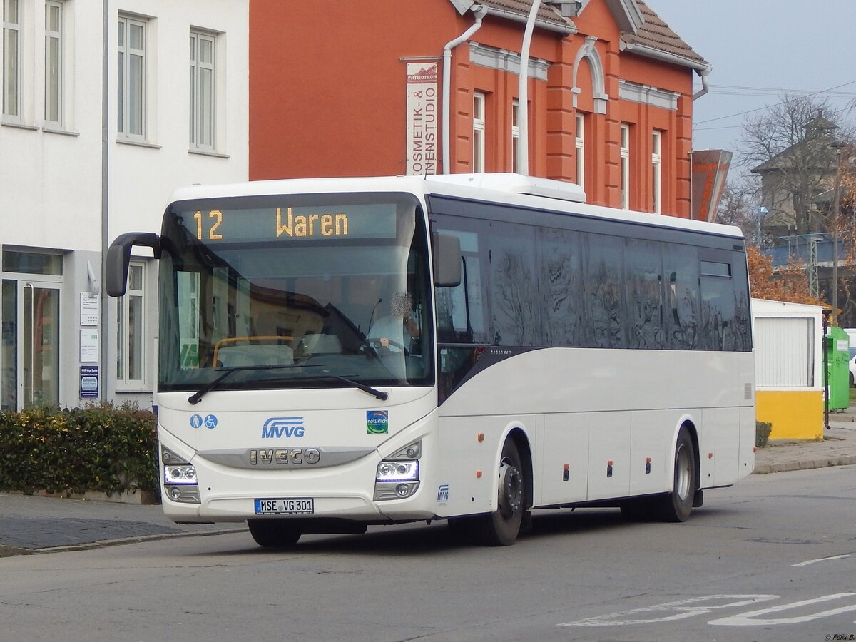 Iveco Crossway der MVVG in Neubrandenburg.