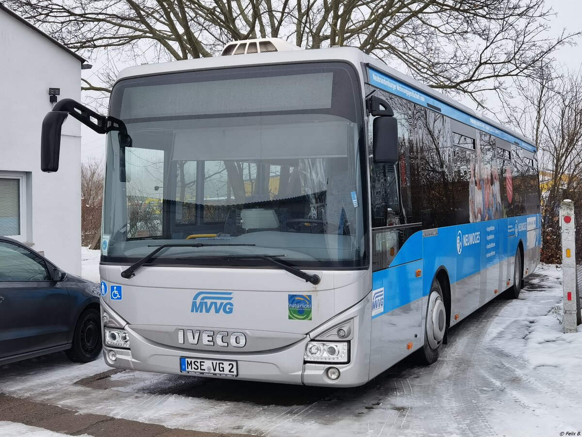 Iveco Crossway der MVVG in Neubrandenburg.