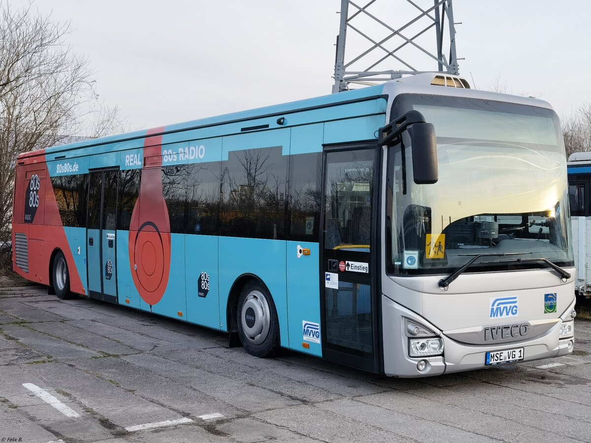 Iveco Crossway der MVVG in Neubrandenburg.