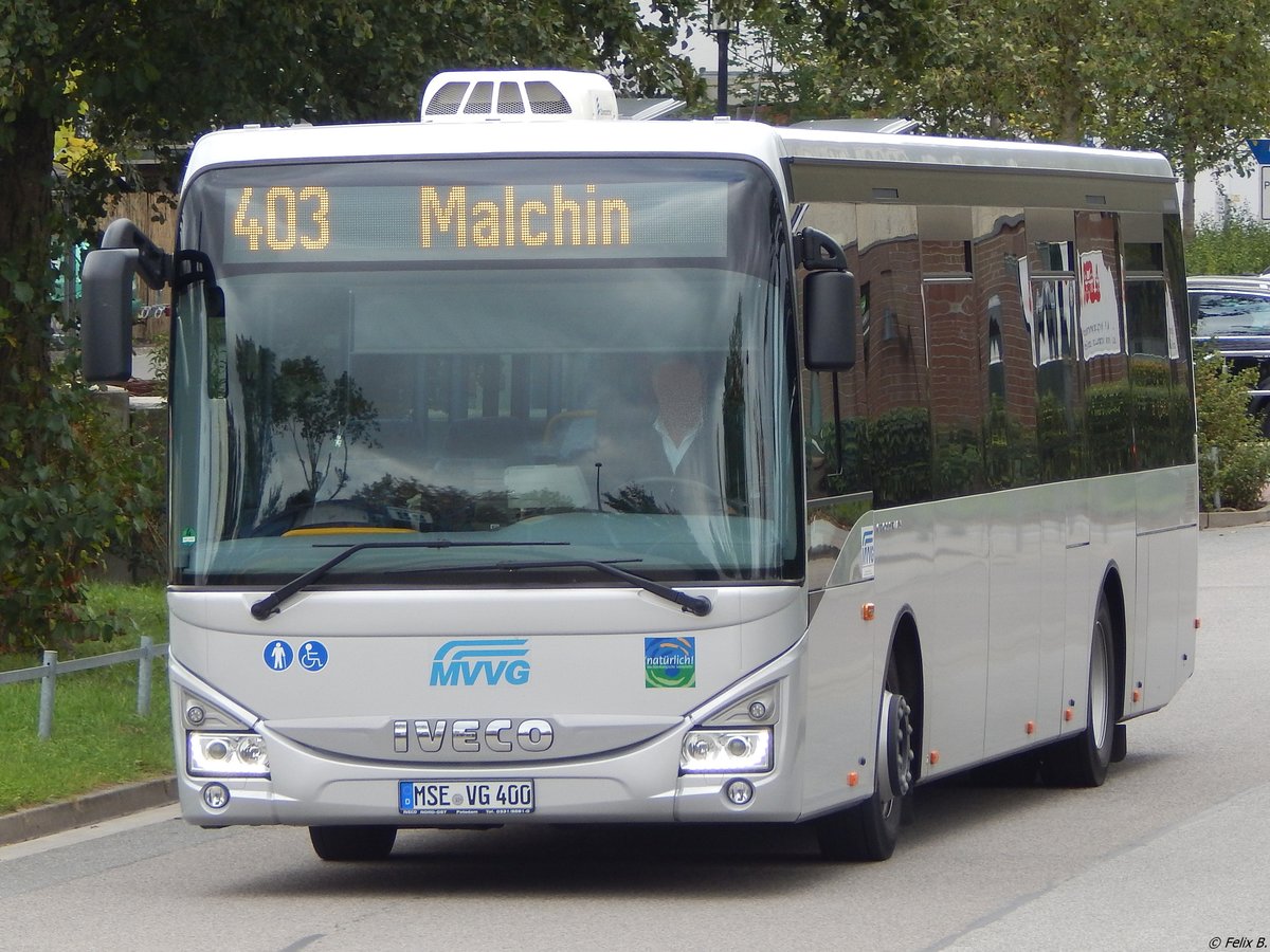 Iveco Crossway der MVVG in Waren. 