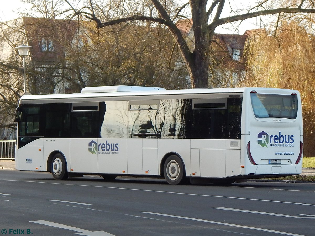 Iveco Crossway von Regionalbus Rostock in Güstrow.