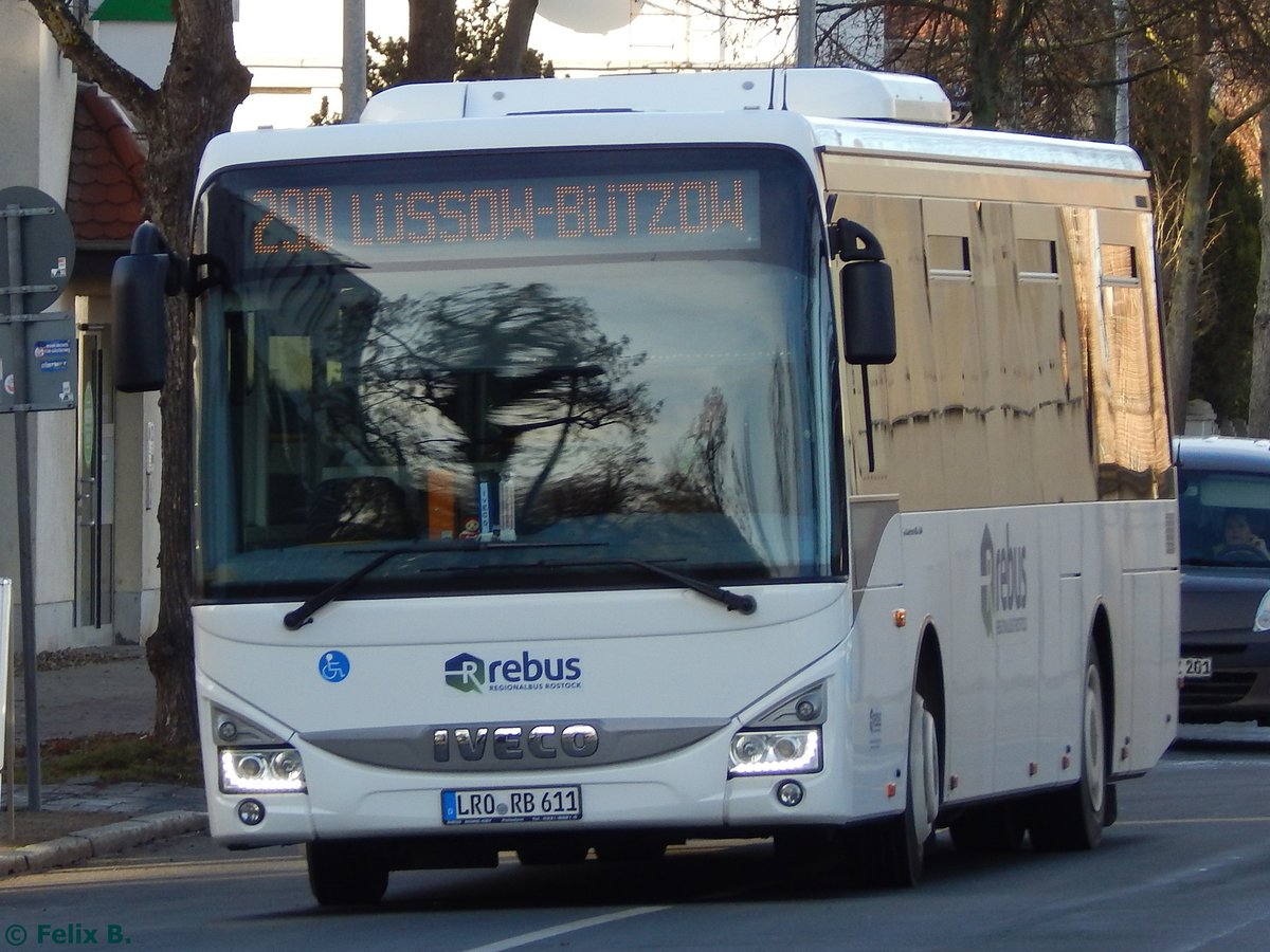 Iveco Crossway von Regionalbus Rostock in Güstrow.