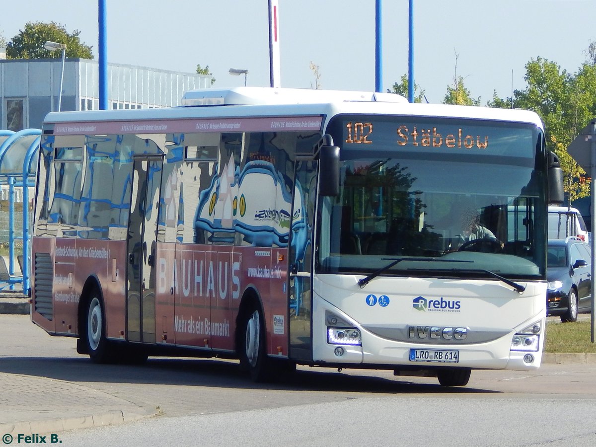 Iveco Crossway von Regionalbus Rostock in Rostock.