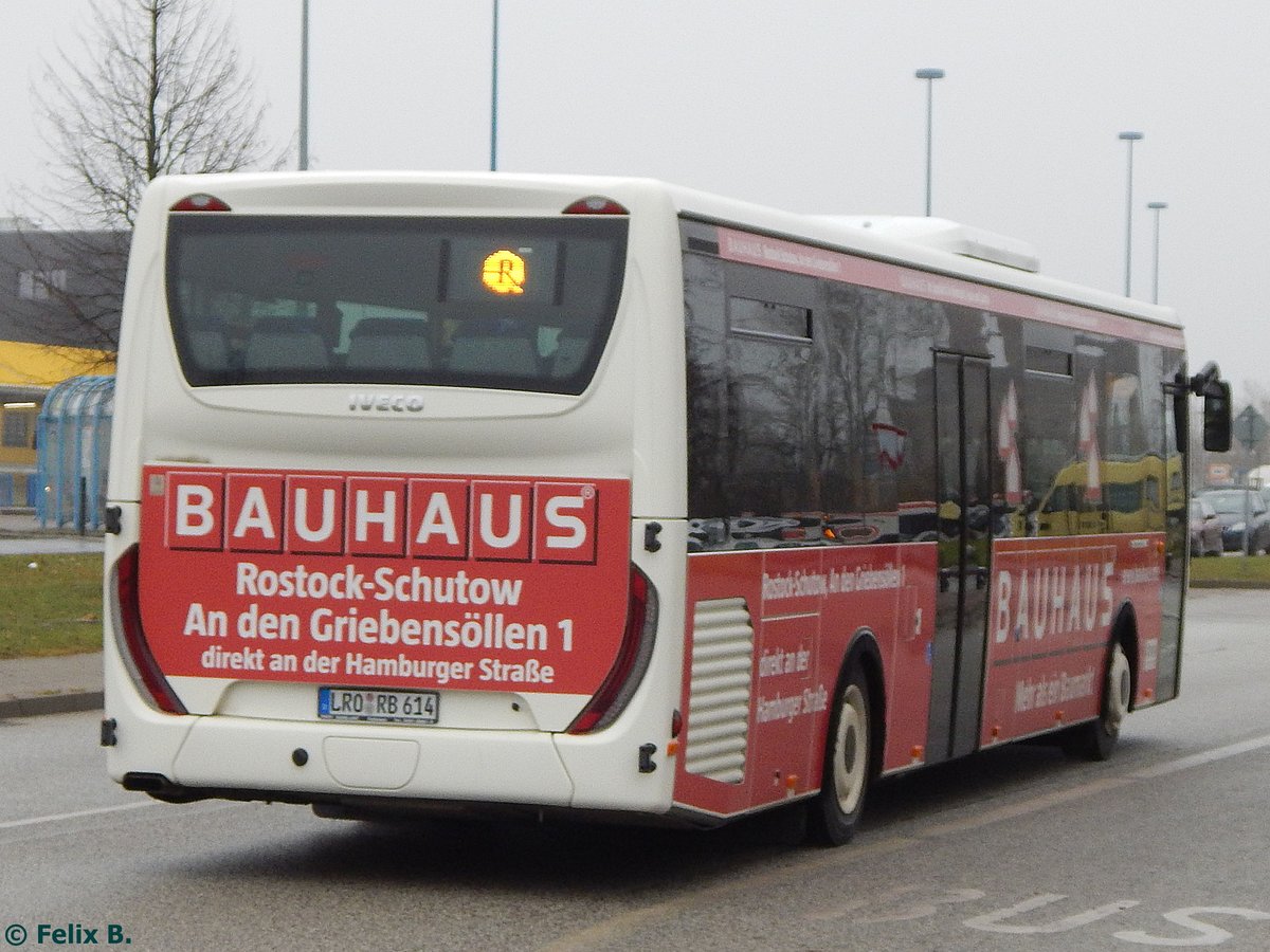 Iveco Crossway von Regionalbus Rostock in Rostock.