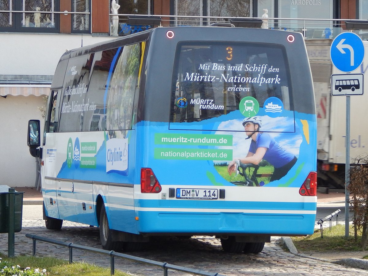 Iveco Daily mit TS-Aufbau der MVVG in Waren.