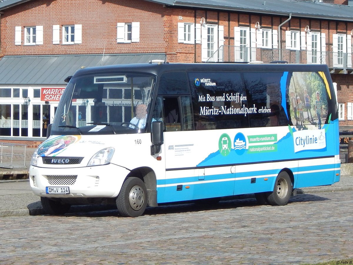 Iveco Daily mit TS-Aufbau der MVVG in Waren.