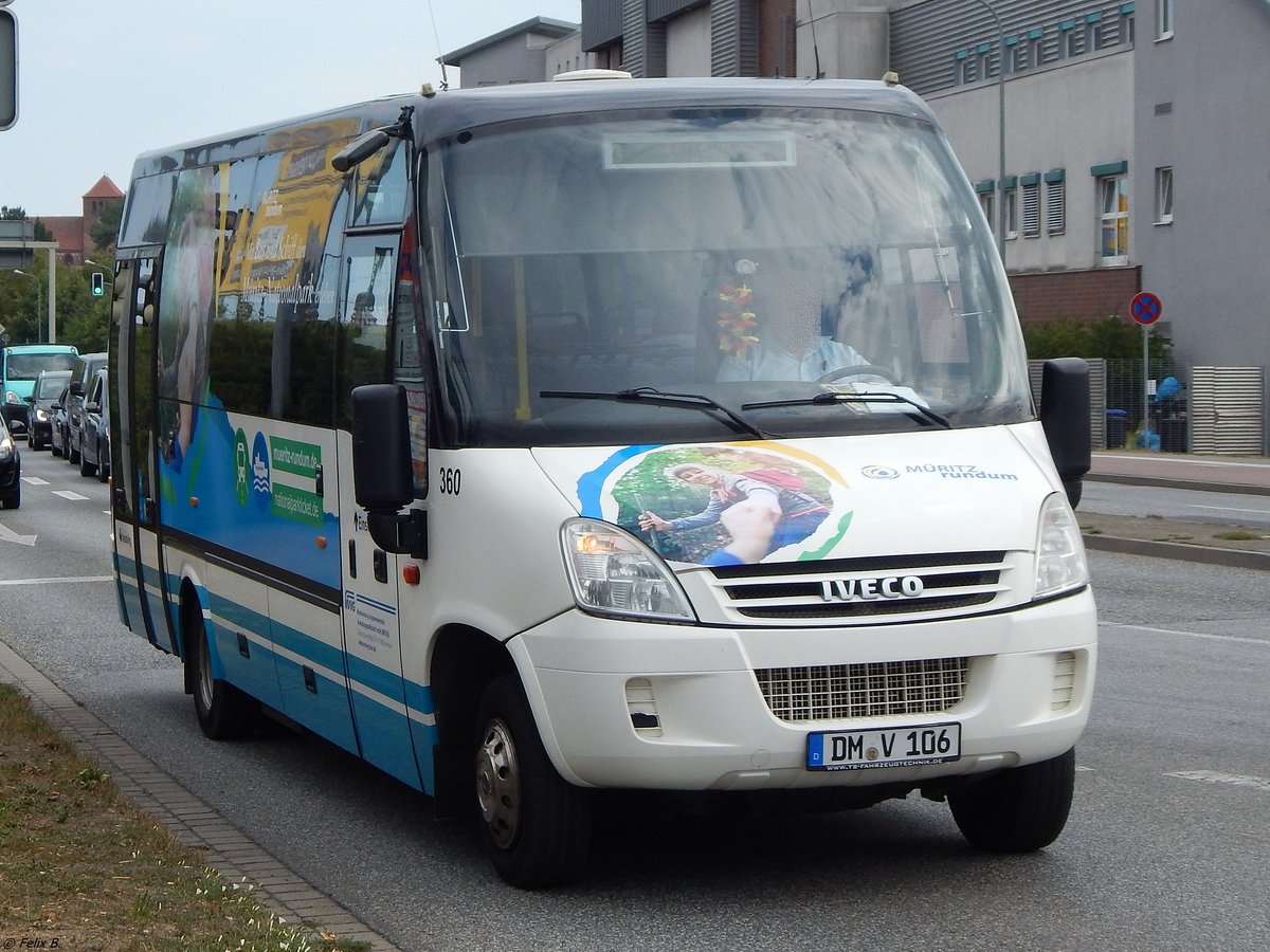 Iveco Daily mit TS-Aufbau der MVVG in Waren. 