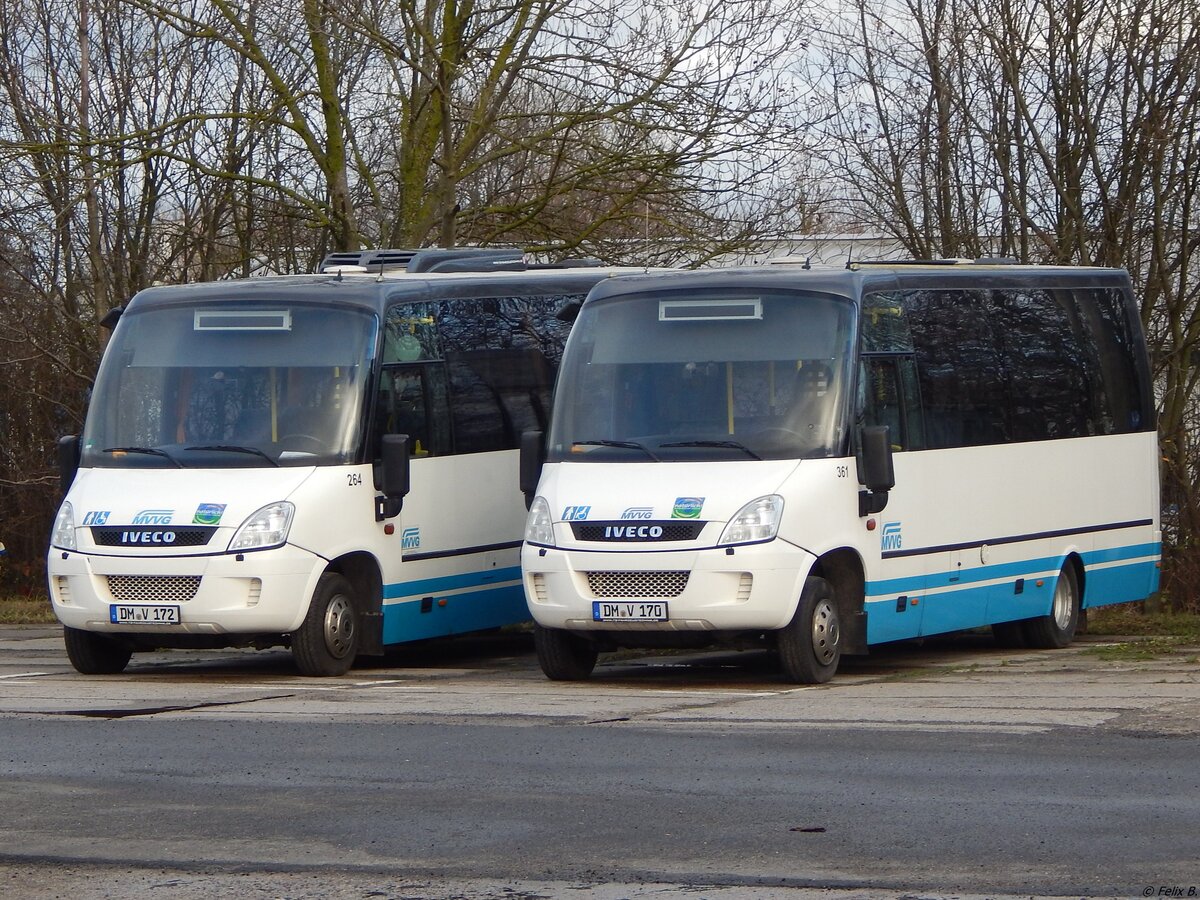 Iveco Daily mit TS-Aufbau der MVVG in Altentreptow. 