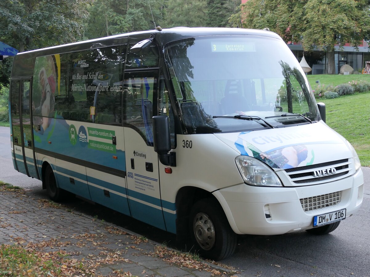 Iveco Daily mit TS-Aufbau der MVVG in Waren.