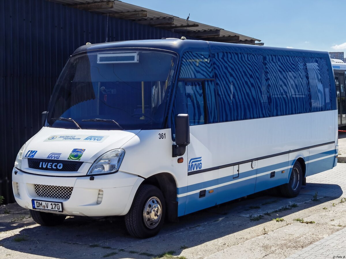 Iveco Daily mit TS-Aufbau der MVVG in Neubrandenburg. 