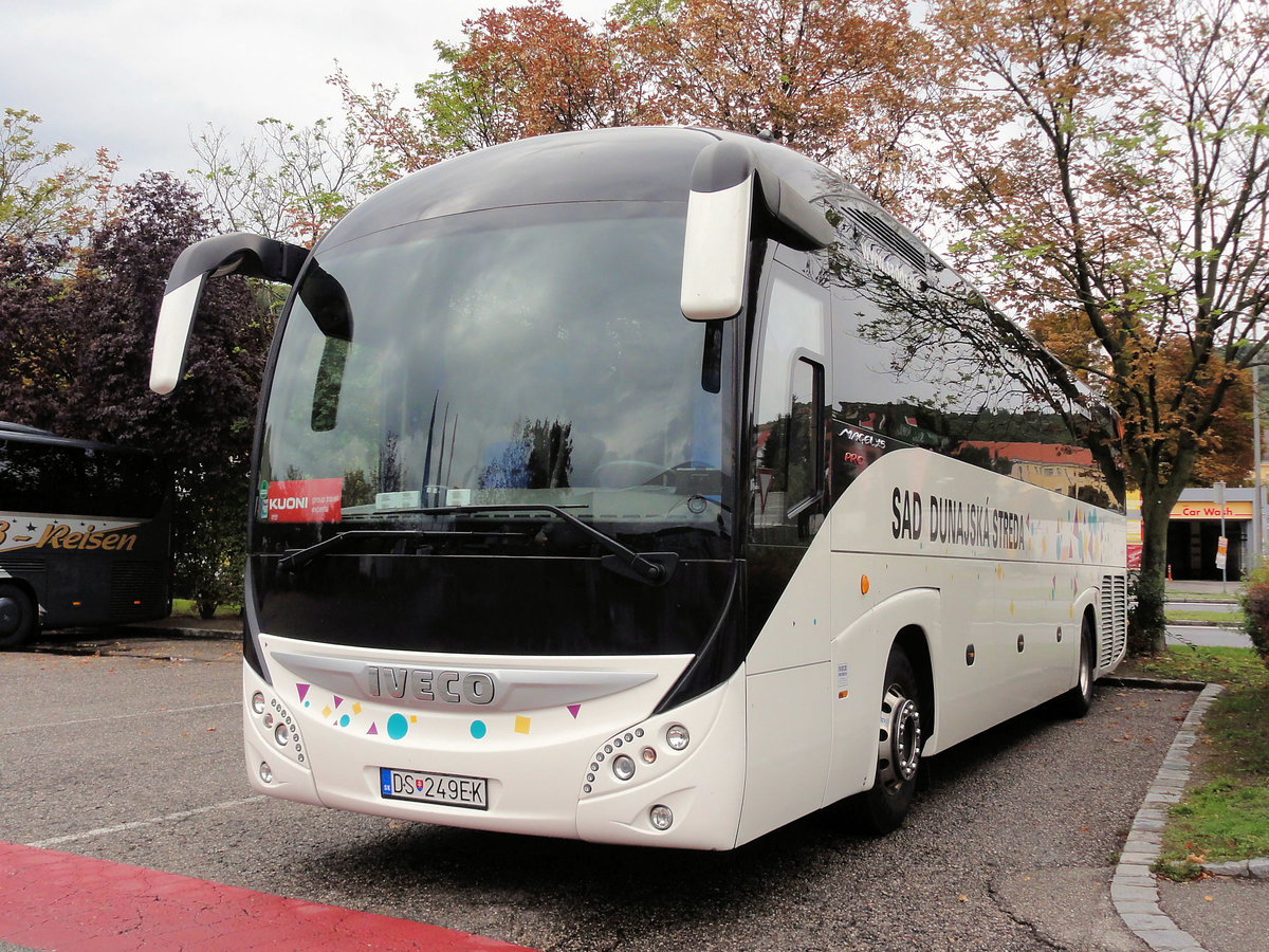 Iveco Magelys Pro aus der SK in Krems gesehen.