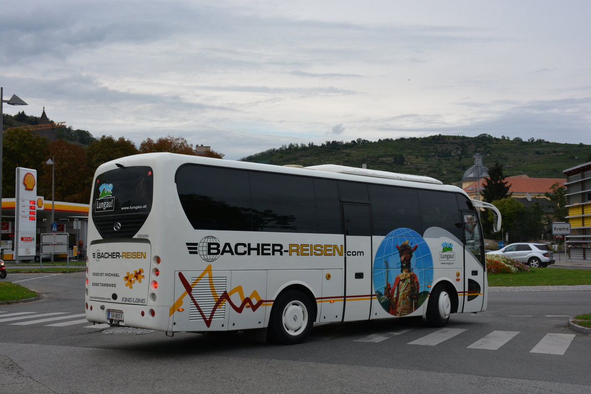 King Long von Bacher Reisen aus sterreich in Krems gesehen.